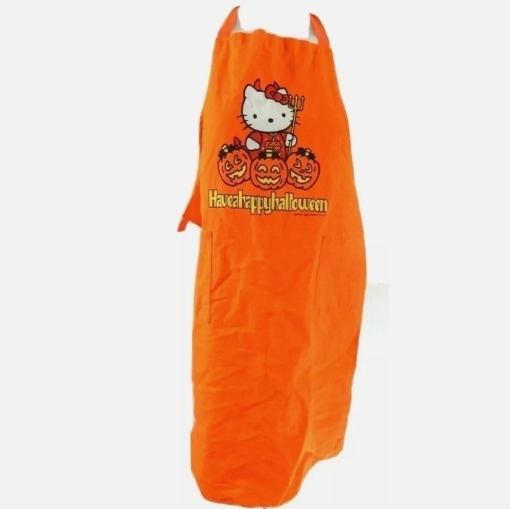 Vintage Sanrio Hello Kitty Halloween Apron